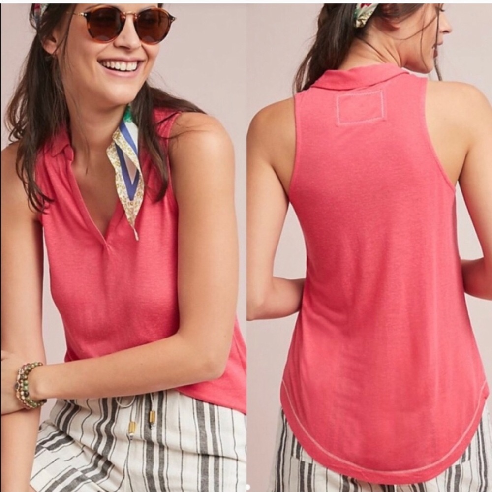 🔥NWT🔥 Anthropologie Maeve Pink Top